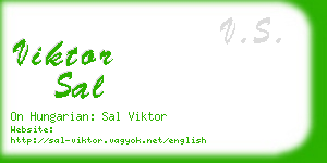 viktor sal business card